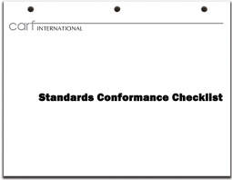 2023 Medical Rehabilitation Standards Conformance Checklist (Printed Copy)