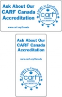 CARF Canada Logo Window Decals